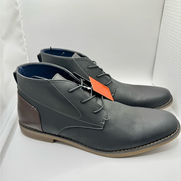 DEER STAGS Mens Black brown Cushioned Mark Almond Toe Dress Chukka Boots 10.5 M - Picture 3 of 9